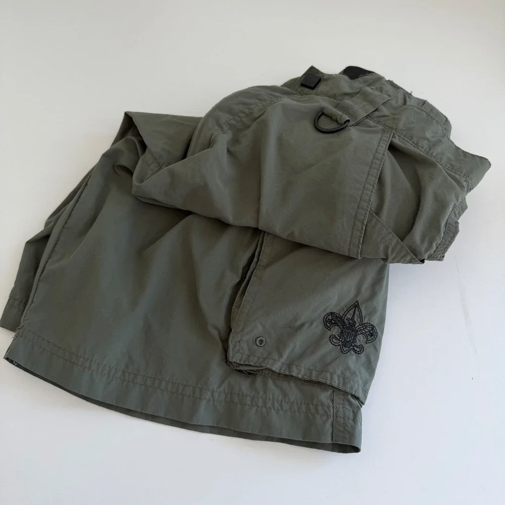 Boy Scouts of America Centennial Uniform Shorts Men's‎ Small Green Cargo outdoor